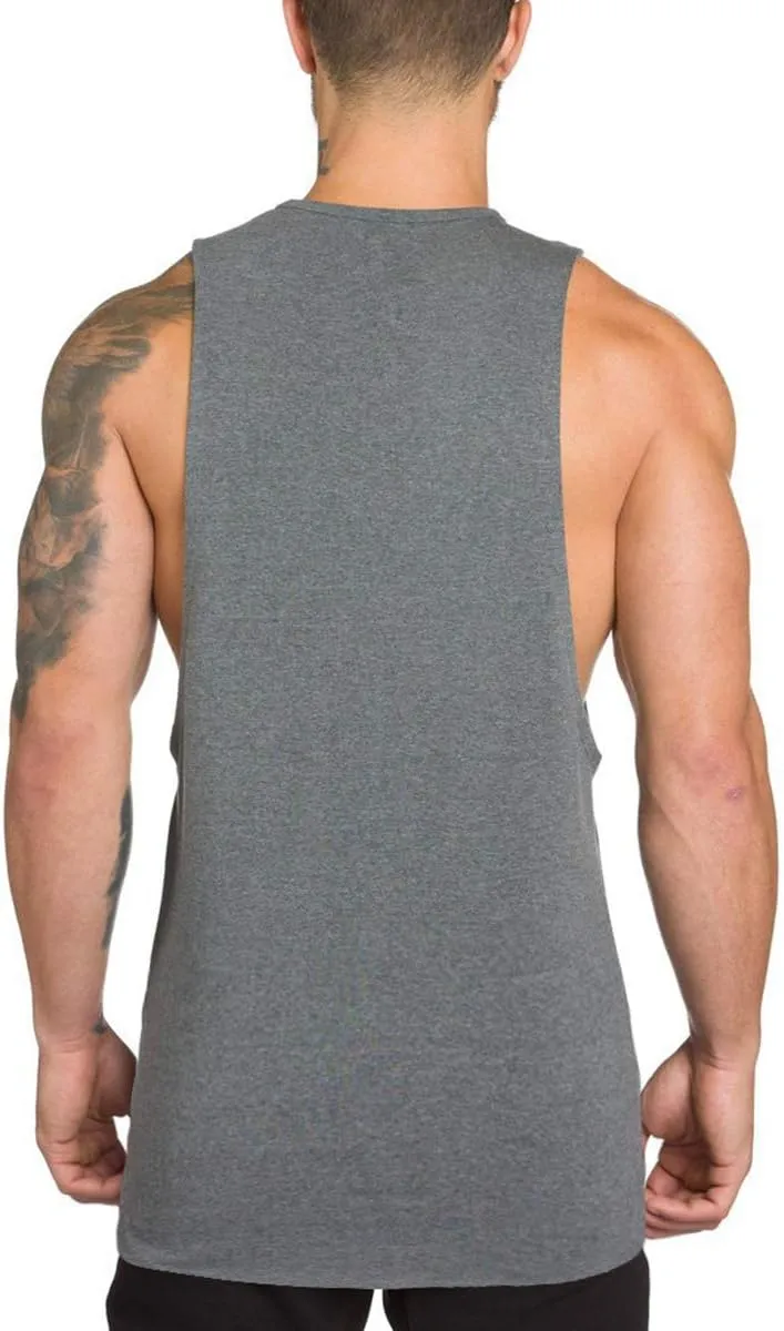 Muscle Killer Men's Muscle Cut Off Gym Workout Stringer Tank Tops Bodybuilding Fitness T-Shirts 1/2/3 Pack