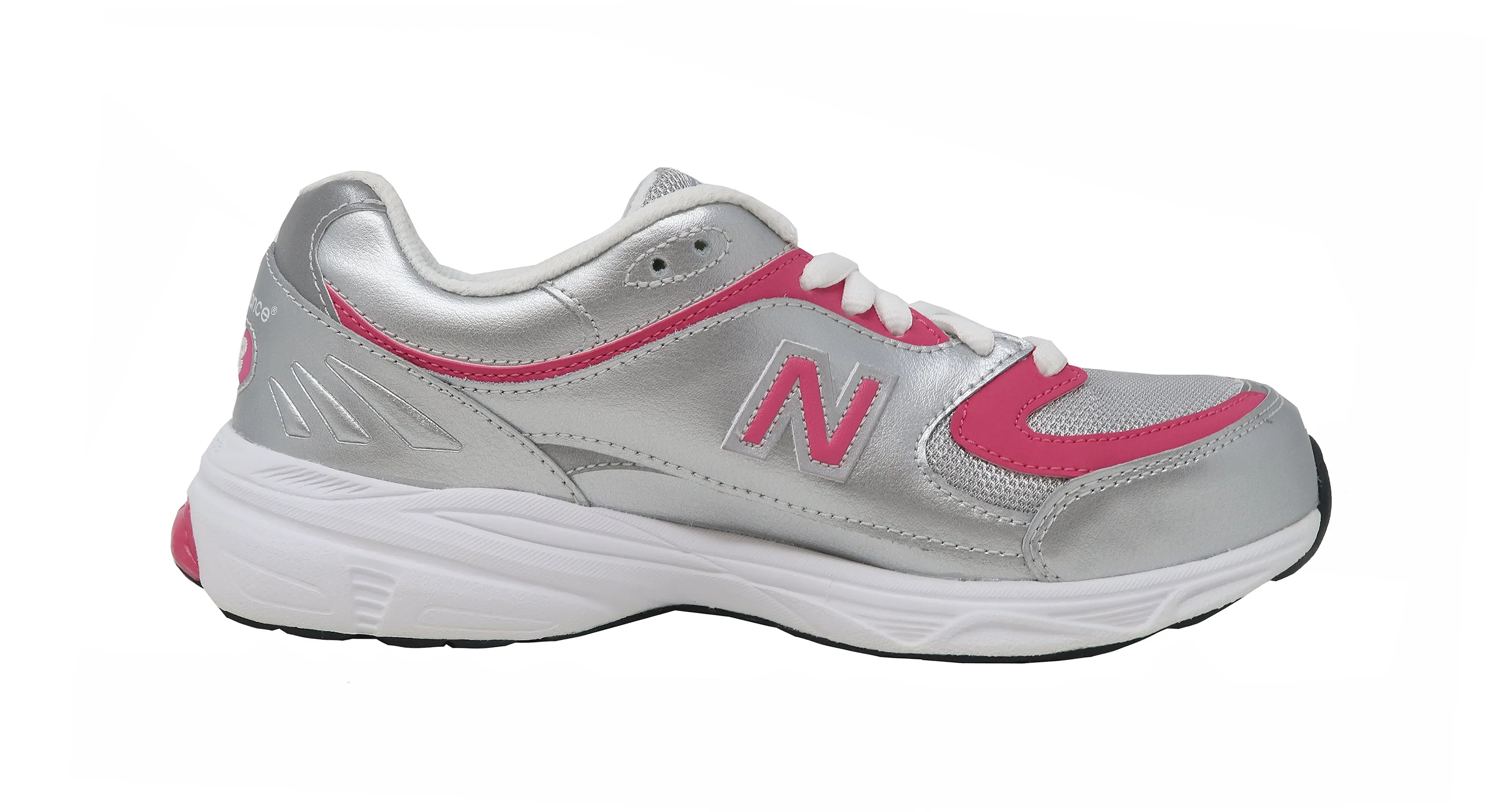 New Balance Big Kids 2001 Gray/Pink Shoes
