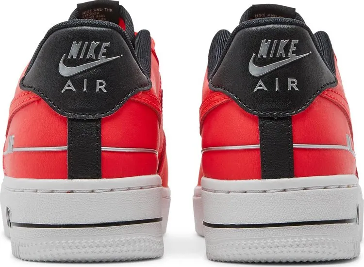 Nike Air Force 1 LV8 3 GS 'Laser Crimson', red