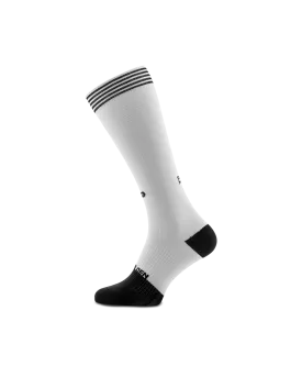 Rest mode white high compression socks