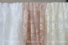 Stretch Lace Wrap Cream Tones   Baby